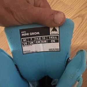 Burton Mini Grom Kids' Boots in Light Blue